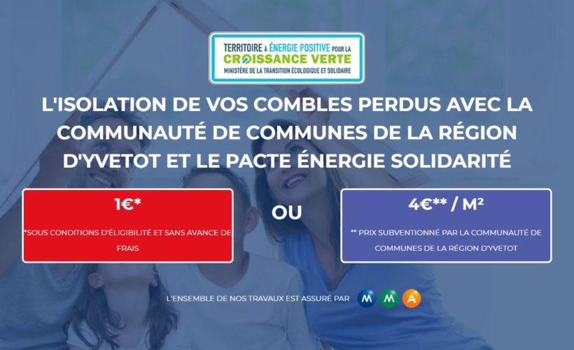 Pacte Énergie Solidarité - Subvention isolation CCRY