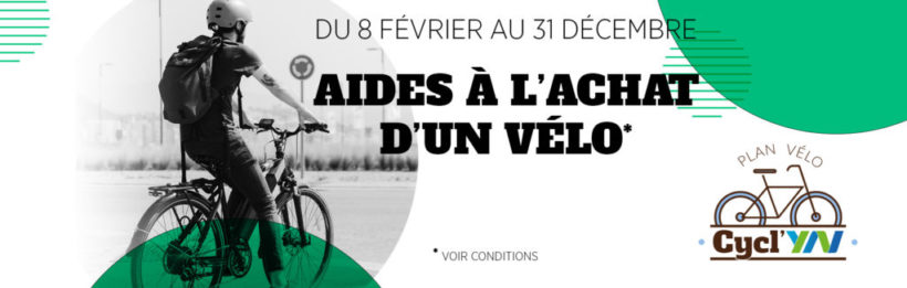 Programme CYCL'YN : aide à l'achat de vélo par la communauté de communes Yvetot Normandie