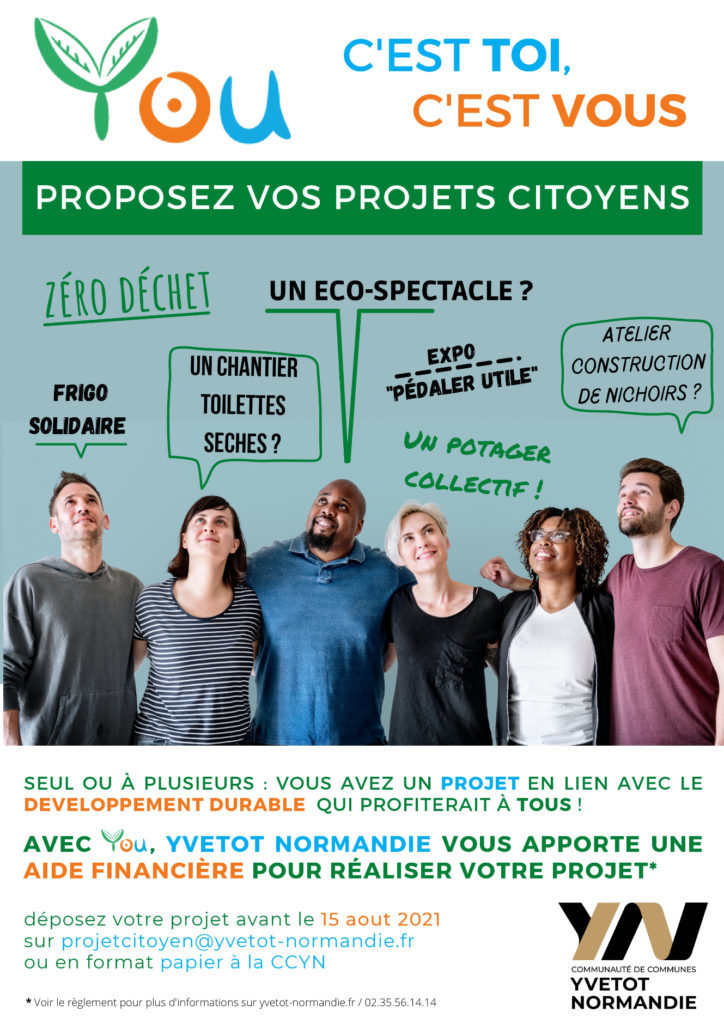YOU - Appel à projets citoyens - Yvetot Normandie