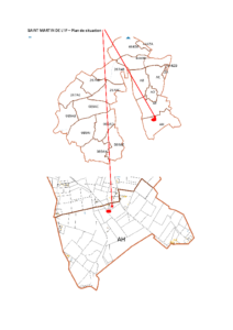 Aliénation chemin rural La Vatine – Plan de situation